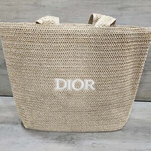 Dior Natural Woven Tote